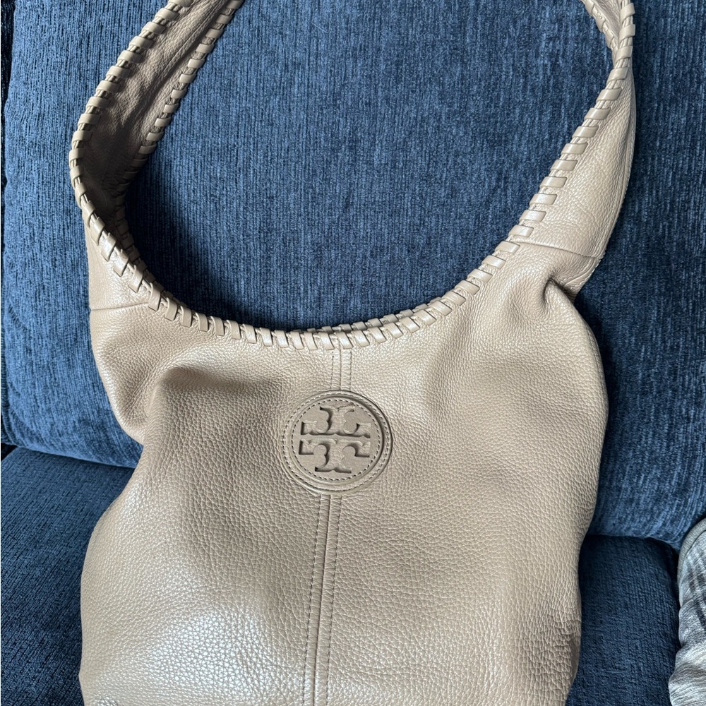 Tory Burch Marion Leather Hobo Bag